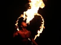 Feuershow zur Hochzeit Dresden